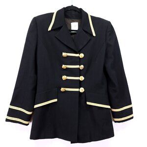 Collection Allumette A.C Paris Vintage Wool MIlitary Style Blazer Size Medium